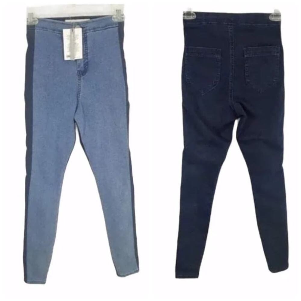 ASOS Two Tone Hi-Rise Jeggings Jeans 25